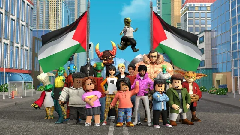 Game Roblox: Anak-anak ikut Demo Pro-Palestina - Demo di Dunia Virtual