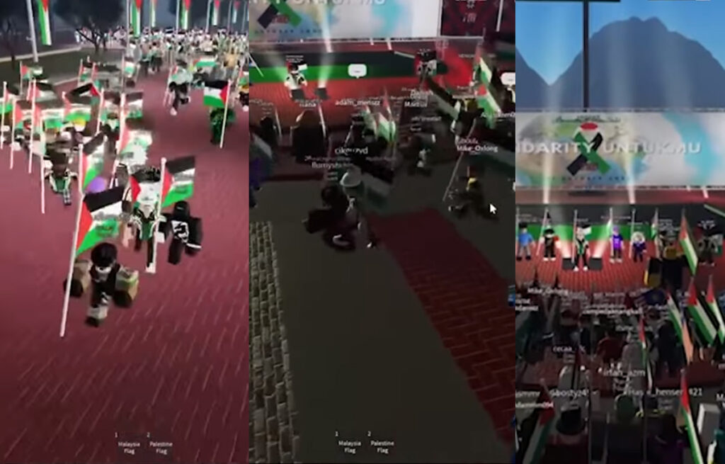 Game Roblox: Anak-anak ikut Demo Pro-Palestina - Protes Gamers Muda