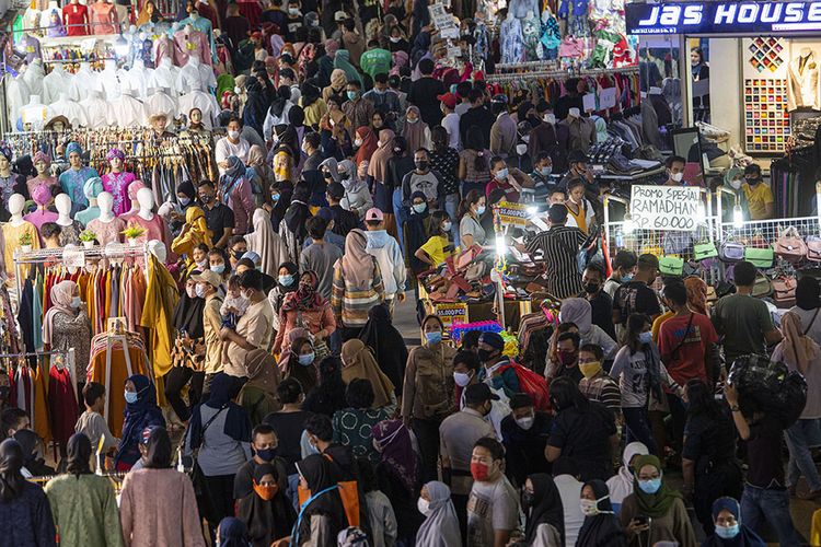 Situasi di pasar Tanah Abang