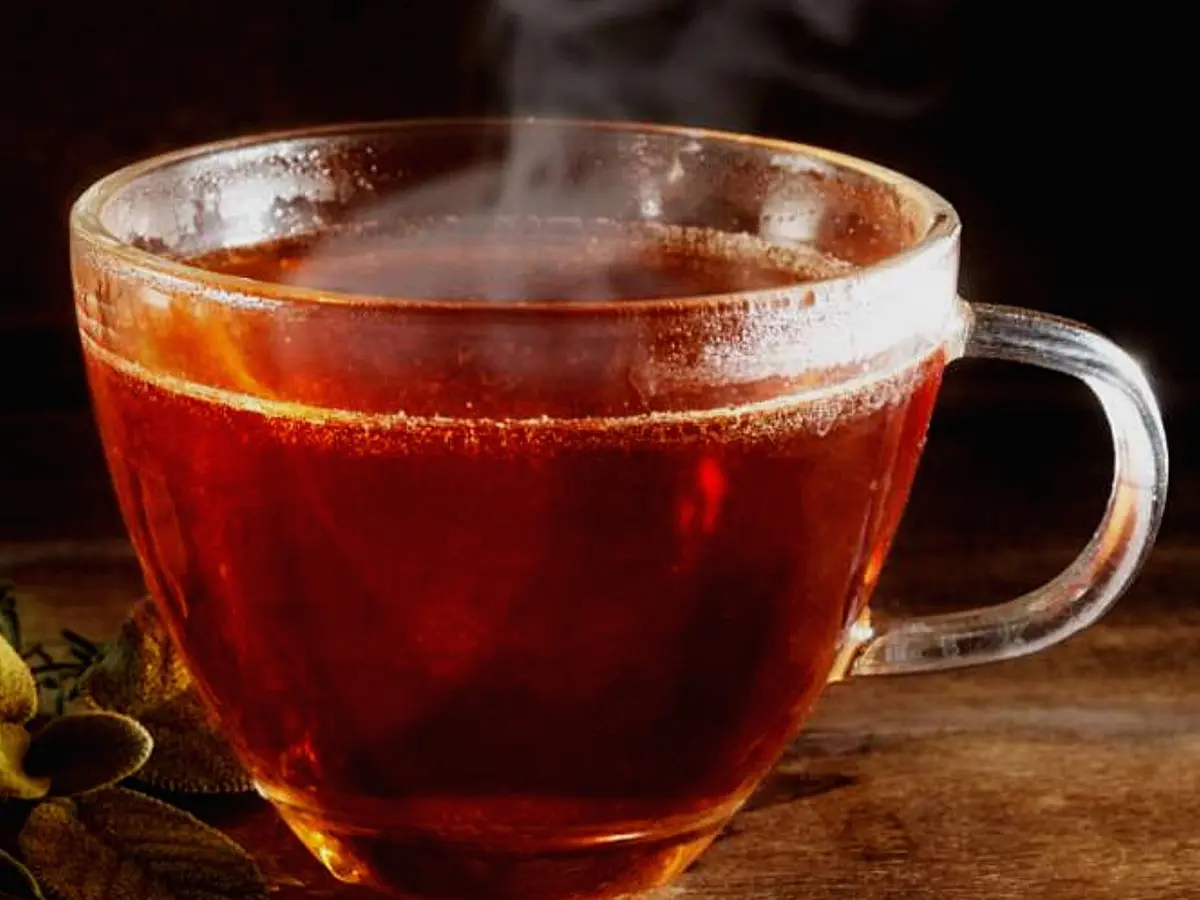 minum teh pahit