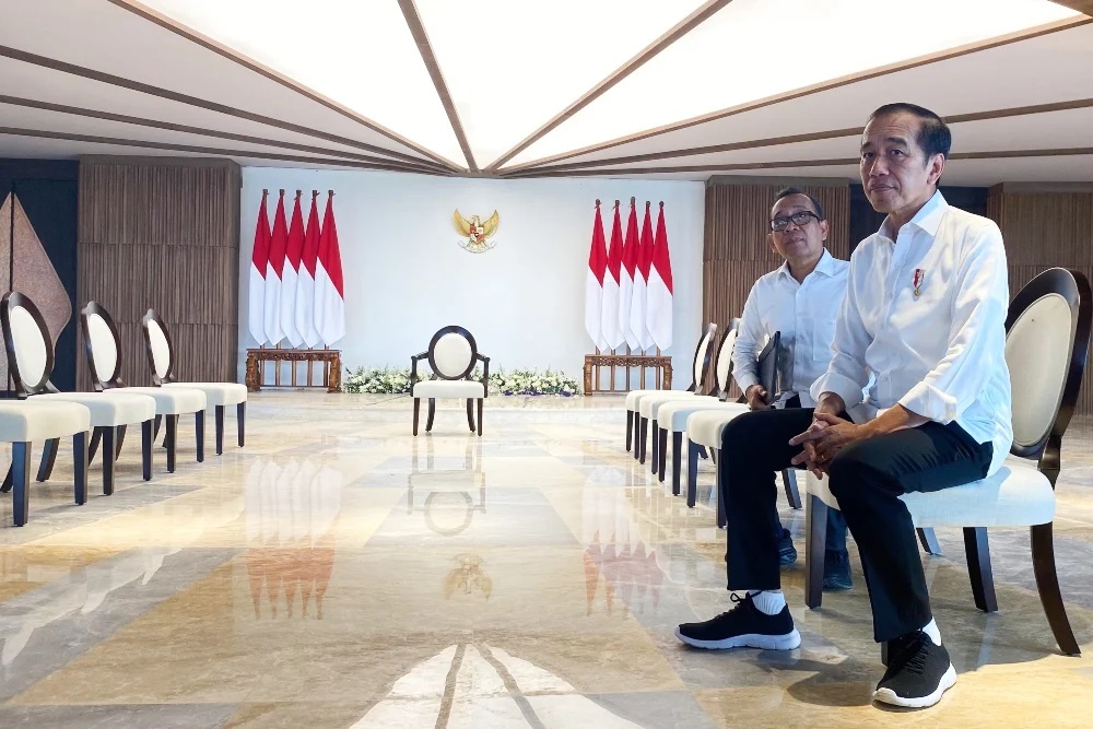 Kesan Jokowi Beristirahat di Kantor Presiden IKN, Jokowi : Kurang Nyaman