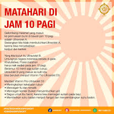 manfaat sinar matahari