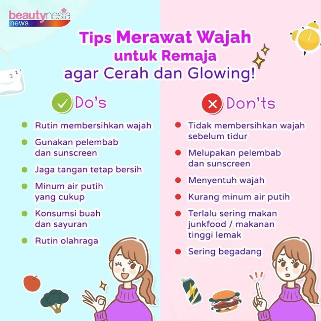 6 Baru Cara Agar Kulit Glowing Alami dengan Perawatan Simpel