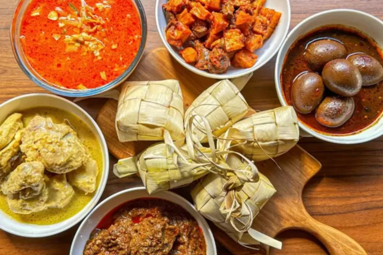 menu hidangan lebaran sederhana